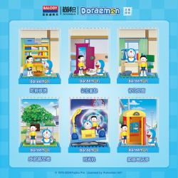 BALODY 21081 ĐÔRÊMON THẾ GIỚI VI MÔ 6 HÌNH bộ đồ chơi xếp lắp ráp ghép mô hình Movie & Game Phim Và Trò Chơi 726 khối