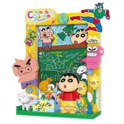 BALODY 21196 CRAYON SHIN-CHAN KHUNG ẢNH TRÒ CHƠI bộ đồ chơi xếp lắp ráp ghép mô hình Movie & Game Phim Và Trò Chơi 178 khối