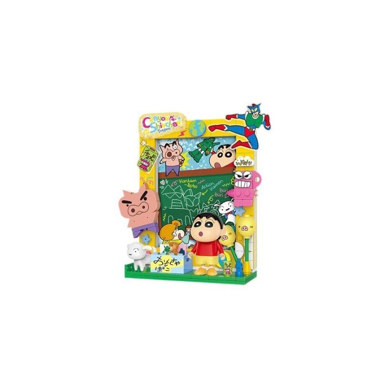 BALODY 21196 CRAYON SHIN-CHAN KHUNG ẢNH TRÒ CHƠI bộ đồ chơi xếp lắp ráp ghép mô hình Movie & Game Phim Và Trò Chơi 178 khối