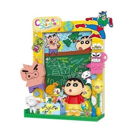 BALODY 21196 CRAYON SHIN-CHAN KHUNG ẢNH TRÒ CHƠI bộ đồ chơi xếp lắp ráp ghép mô hình Movie & Game Phim Và Trò Chơi 178 khối