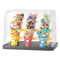 BALODY 16358 LY KEM NGỌT NGÀO 6 LOẠI bộ đồ chơi xếp lắp ráp ghép mô hình 830 khối