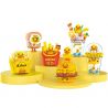 BALODY 21280 B.DUCK LITTLE VỊT VÀNG THỨC ĂN ĐỒ CHƠI 6 LOẠI bộ đồ chơi xếp lắp ráp ghép mô hình 591 khối