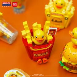 BALODY 21280 B.DUCK LITTLE VỊT VÀNG THỨC ĂN ĐỒ CHƠI 6 LOẠI bộ đồ chơi xếp lắp ráp ghép mô hình 591 khối
