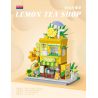 BALODY 21247 QUÁN PHỐ HOA TRÀ CHANH NẮNG bộ đồ chơi xếp lắp ráp ghép mô hình LEMON TEA SHOP 575 khối