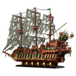 MouldKing 13197 Mould King 13197 NGƯỜI HÀ LAN BAY bộ đồ chơi xếp lắp ráp ghép mô hình Pirates Of The Caribbean THE FLYING DUTCHMAN Cướp Biển Vùng Caribe 4364 khối