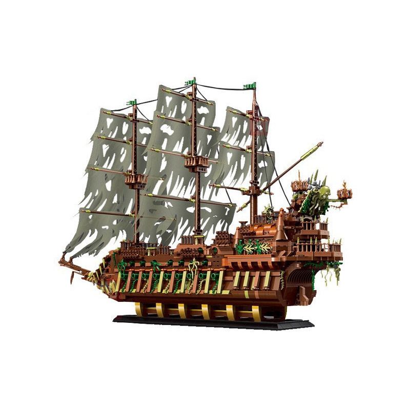 MouldKing 13197 Mould King 13197 NGƯỜI HÀ LAN BAY bộ đồ chơi xếp lắp ráp ghép mô hình Pirates Of The Caribbean THE FLYING DUTCHMAN Cướp Biển Vùng Caribe 4364 khối