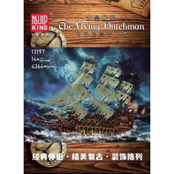 MouldKing 13197 Mould King 13197 NGƯỜI HÀ LAN BAY bộ đồ chơi xếp lắp ráp ghép mô hình Pirates Of The Caribbean THE FLYING DUTCHMAN Cướp Biển Vùng Caribe 4364 khối