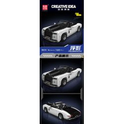 MouldKing 10031 Mould King 10031 ROLLS-ROYCE PHANTOM tỷ lệ 1:14 bộ đồ chơi xếp lắp ráp ghép mô hình Creator ROLLS-ROYCE WRAITH Sáng Tạo 1603 khối