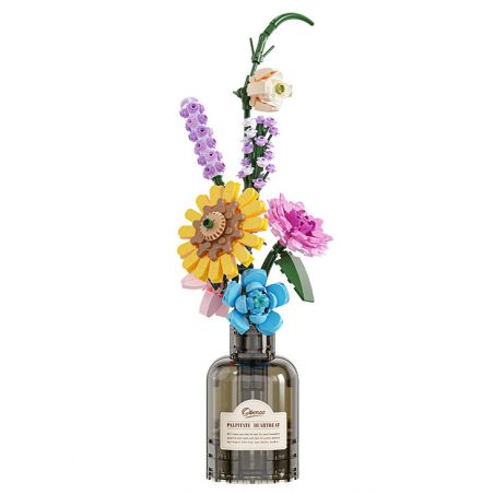 WEILE CREATION 2167 HOA KHÔNG NGỦ II NHỊP TIM bộ đồ chơi xếp lắp ráp ghép mô hình Creator Sáng Tạo 387 khối