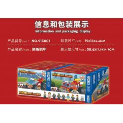 ZHEGAO 913001 CHUYỂN HÓA TRỰC TIẾP TỔ HỢP MECHA CHỮA CHÁY 8 bộ đồ chơi xếp lắp ráp ghép mô hình City Thành Phố 429 khối