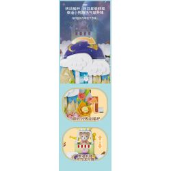 KAIDO KD99015 99015 FANTASY TEDDY CUỘC PHIÊU LƯU KỲ ẢO CỦA KHINH KHÍ CẦU bộ đồ chơi xếp lắp ráp ghép mô hình TEDDY MAGIC LAUNCH ADVENTURE