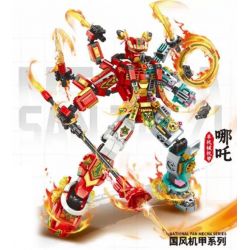 MINGDI LEIBAO K2041 2041 TRẬN CHIẾN CƠ KHÍ NEZHA CYBORG MECHA bộ đồ chơi xếp lắp ráp ghép mô hình MECHBATTLE 650 khối
