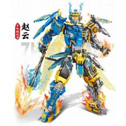 MINGDI LEIBAO K2043 2043 TRẬN CHIẾN CƠ GIÁP KHÍ TRIỆU VÂN CYBORG bộ đồ chơi xếp lắp ráp ghép mô hình MECHBATTLE 664 khối