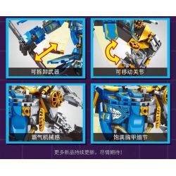 MINGDI LEIBAO K2043 2043 TRẬN CHIẾN CƠ GIÁP KHÍ TRIỆU VÂN CYBORG bộ đồ chơi xếp lắp ráp ghép mô hình MECHBATTLE 664 khối