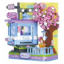 ZHEGAO 662019 THẾ GIỚI SKETCHPAD CÁP TREO SAKURA bộ đồ chơi xếp lắp ráp ghép mô hình Arts & Crafts SKETCHPAD WORLD 755 khối