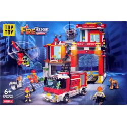 TOP TOY TC28006 28006 CỨU HỎA CHỮA CHÁY RỪNG bộ đồ chơi xếp lắp ráp ghép mô hình City FIRE RESCUE Thành Phố
