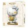 TOP TOY TC2045 2045 TC2060 2060 SANRIO THÂN HÌNH BẠCH KIM HELLO KITTY CYBORG bộ đồ chơi xếp lắp ráp ghép mô hình HELLO KITTY WHITE GOLDEN BIG FIGURE 400 khối
