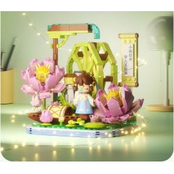 TOP TOY TC2042 2042 NẾU ĐẾN NANCI ĐỂ NGẮM THƠ HOA HANAMI YOUTING bộ đồ chơi xếp lắp ráp ghép mô hình 500 khối