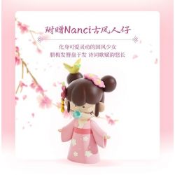TOP TOY TC2042 2042 NẾU ĐẾN NANCI ĐỂ NGẮM THƠ HOA HANAMI YOUTING bộ đồ chơi xếp lắp ráp ghép mô hình 500 khối