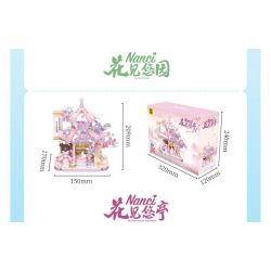 TOP TOY TC2042 2042 NẾU ĐẾN NANCI ĐỂ NGẮM THƠ HOA HANAMI YOUTING bộ đồ chơi xếp lắp ráp ghép mô hình 500 khối