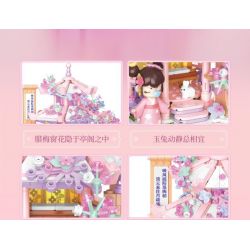 TOP TOY TC2041 2041 ĐẾN NANCI NGẮM THƠ HOA NGOÀI VƯỜN bộ đồ chơi xếp lắp ráp ghép mô hình 500 khối