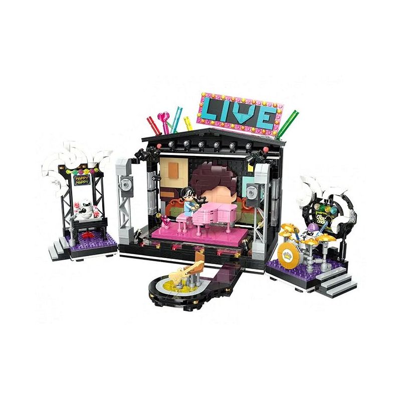 KEEPPLEY K21301 21301 BẠN CÙNG LỚP CHU TRI ÂN TÁC PHẨM KINH ĐIỂN VÀ SÂN KHẤU bộ đồ chơi xếp lắp ráp ghép mô hình CHOUCHOU 1592 khối