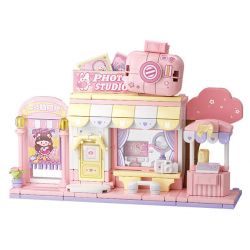 WEKKI 516501 KING ZHUO CỬA HÀNG ĐẦY MÀU SẮC CỦA AZHUO PHOTO STUDIO bộ đồ chơi xếp lắp ráp ghép mô hình