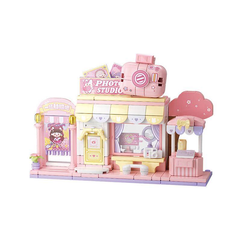 WEKKI 516501 KING ZHUO CỬA HÀNG ĐẦY MÀU SẮC CỦA AZHUO PHOTO STUDIO bộ đồ chơi xếp lắp ráp ghép mô hình