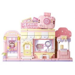 WEKKI 516501 KING ZHUO CỬA HÀNG ĐẦY MÀU SẮC CỦA AZHUO PHOTO STUDIO bộ đồ chơi xếp lắp ráp ghép mô hình