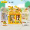 WEKKI 516502 KING ZHUO CỬA HÀNG ĐẦY MÀU SẮC CỦA AZHUO TRÀ TRÁI CÂY bộ đồ chơi xếp lắp ráp ghép mô hình
