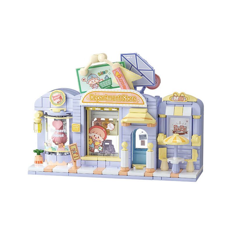 WEKKI 516504 CỬA HÀNG ĐẦY MÀU SẮC CỦA KING ZHUO BÁCH HÓA AZHUO bộ đồ chơi xếp lắp ráp ghép mô hình