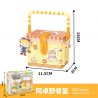 WEKKI 516505 CHIẾC TÚI LUÔN THAY ĐỔI CỦA KING ZHUO GIỎ DÃ NGOẠI AZHUO bộ đồ chơi xếp lắp ráp ghép mô hình