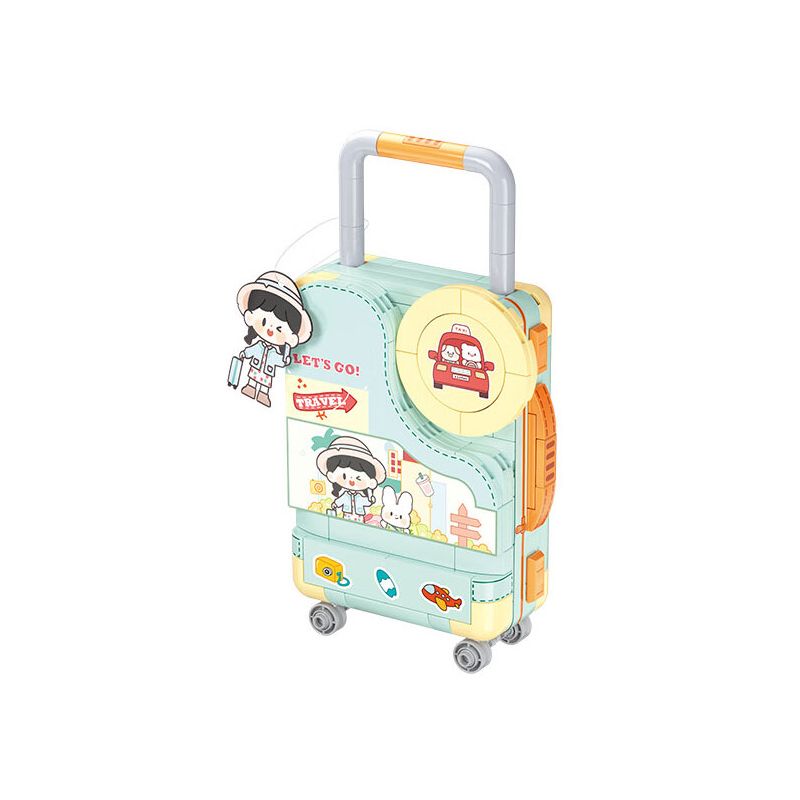 WEKKI 516506 KING ZHUO NHỮNG CHIẾC TÚI LUÔN THAY ĐỔI CỦA AZHUO VALI bộ đồ chơi xếp lắp ráp ghép mô hình