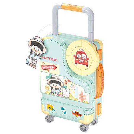 WEKKI 516506 KING ZHUO NHỮNG CHIẾC TÚI LUÔN THAY ĐỔI CỦA AZHUO VALI bộ đồ chơi xếp lắp ráp ghép mô hình