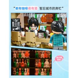 KEEPPLEY K18004 18004 ĐẠI LÝ TUYỆT VỜI HOA THƯỢNG QUAN bộ đồ chơi xếp lắp ráp ghép mô hình Creator Sáng Tạo 3399 khối