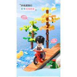 KEEPPLEY K18004 18004 ĐẠI LÝ TUYỆT VỜI HOA THƯỢNG QUAN bộ đồ chơi xếp lắp ráp ghép mô hình Creator Sáng Tạo 3399 khối