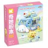 KEEPPLEY K20847 20847 SANRIO XE BÁN MÓN TRÁNG MIỆNG CHÓ TAI TO BÁNH PUDDING bộ đồ chơi xếp lắp ráp ghép mô hình Movie & Game SANRIO CHARACTERS Phim Và Trò Chơi 310 khối