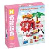 KEEPPLEY K20848 20848 SANRIO XE TẢI BURGER HELLO KITTY CHÓ PACHA bộ đồ chơi xếp lắp ráp ghép mô hình Movie & Game SANRIO CHARACTERS Phim Và Trò Chơi 340 khối