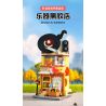 KEEPPLEY K28028 28028 CHẾ ĐỘ XEM PHỐ ĐẦY MÀU SẮC PHẦN 6 CỬA HÀNG NHẠC CỤ VÀ ĐĨA NHỰA bộ đồ chơi xếp lắp ráp ghép mô hình 351 khối