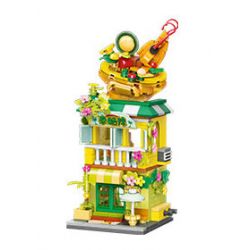 KEEPPLEY K28029 28029 CHẾ ĐỘ XEM PHỐ ĐẦY MÀU SẮC PHẦN 6 NHÀ HÀNG ĐÔNG NAM Á bộ đồ chơi xếp lắp ráp ghép mô hình 391 khối