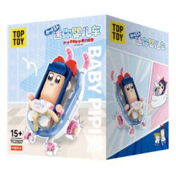 TOP TOY TC2327 2327 CUỘC SỐNG HÀNG NGÀY CỦA POP VÀ PIPI XE ĐẨY MINI bộ đồ chơi xếp lắp ráp ghép mô hình Movie & Game Phim Và Trò Chơi