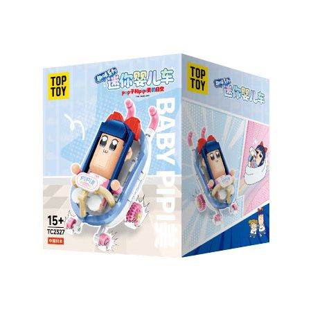 TOP TOY TC2327 2327 CUỘC SỐNG HÀNG NGÀY CỦA POP VÀ PIPI XE ĐẨY MINI bộ đồ chơi xếp lắp ráp ghép mô hình Movie & Game Phim Và Trò Chơi