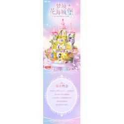 TOP TOY TC2033 2033 LÂU ĐÀI HOA MỘNG MƠ bộ đồ chơi xếp lắp ráp ghép mô hình Girl DREAM FLOWER CASTLE Con Gái