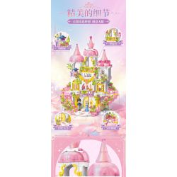 TOP TOY TC2033 2033 LÂU ĐÀI HOA MỘNG MƠ bộ đồ chơi xếp lắp ráp ghép mô hình Girl DREAM FLOWER CASTLE Con Gái