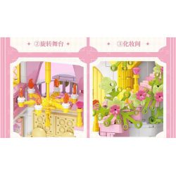 TOP TOY TC2033 2033 LÂU ĐÀI HOA MỘNG MƠ bộ đồ chơi xếp lắp ráp ghép mô hình Girl DREAM FLOWER CASTLE Con Gái