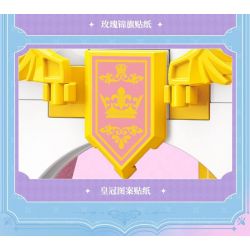 TOP TOY TC2033 2033 LÂU ĐÀI HOA MỘNG MƠ bộ đồ chơi xếp lắp ráp ghép mô hình Girl DREAM FLOWER CASTLE Con Gái