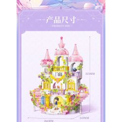 TOP TOY TC2033 2033 LÂU ĐÀI HOA MỘNG MƠ bộ đồ chơi xếp lắp ráp ghép mô hình Girl DREAM FLOWER CASTLE Con Gái