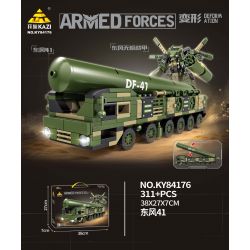 Kazi KY84176 84176 CƠ GIÁP BIẾN HÌNH ĐÔNG PHONG 41 VÔ CỰC bộ đồ chơi xếp lắp ráp ghép mô hình Military Army ARMED FORCES Quân Sự Bộ Đội 311 khối