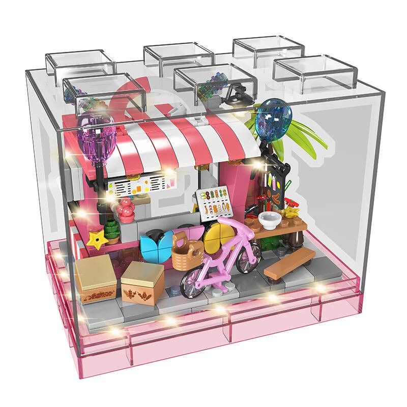 MouldKing 24039 Mould King 24039 NGÀY ĂN UỐNG bộ đồ chơi xếp lắp ráp ghép mô hình GOURMET DAY 394 khối