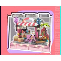 MouldKing 24039 Mould King 24039 NGÀY ĂN UỐNG bộ đồ chơi xếp lắp ráp ghép mô hình GOURMET DAY 394 khối